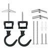 Evsteluo Rotatable Swag Ceiling Hooks for Hanging Plants Heavy Duty