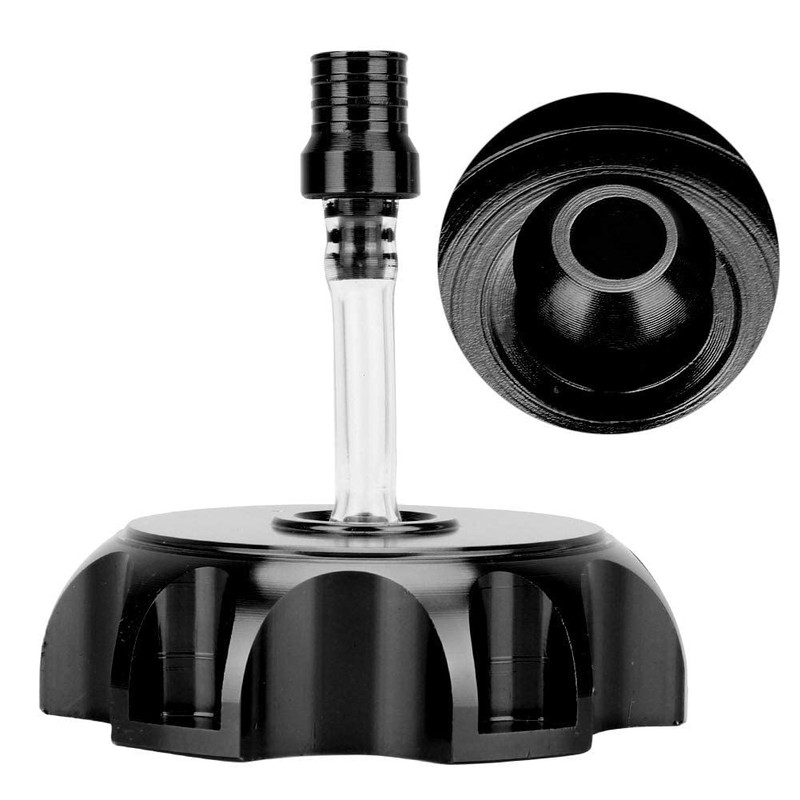 EBTOOLS Motorcycle Fuel Cap Aluminum Black Screw In 50-160cc Offroad