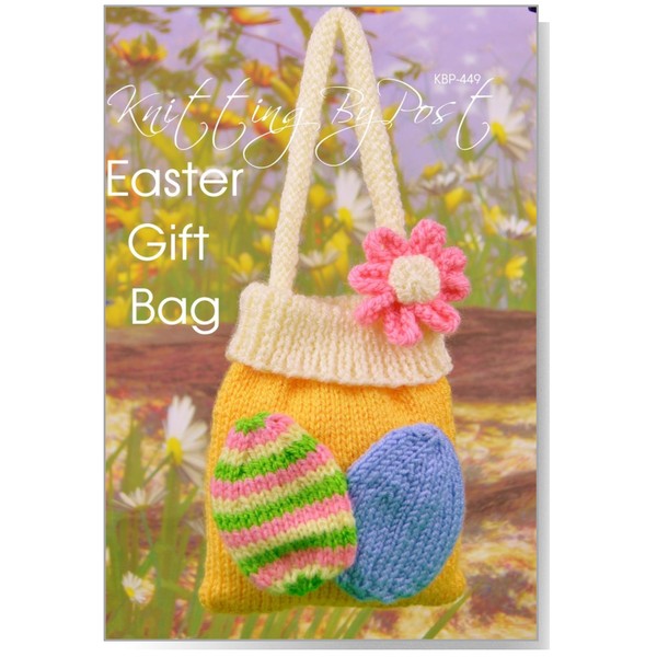 Knitting by Post Knitting Pattern Easter Egg Gift Bag from