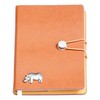 African Hippo Notebook A6 Pocket Sized Notepad Safari Gift Optional