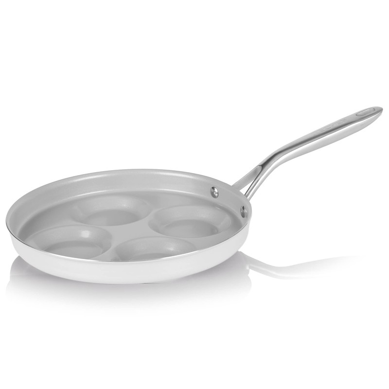 TECHEF - CeraTerra Ceramic Nonstick 4-Cup Egg Frying Pan (PFAS,