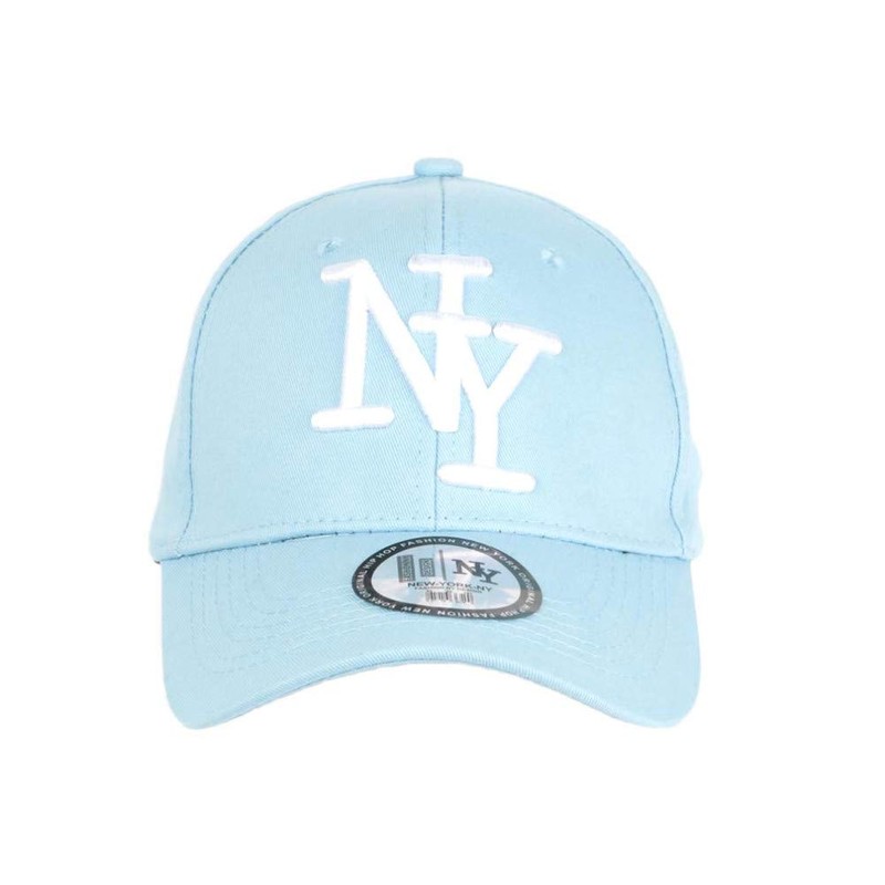 Hip Hop Honour NY Light Blue and White Class Visors
