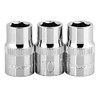 BRAZEN 10mm Socket Three Pack (3/8" Drive, 6pt, Shallow)