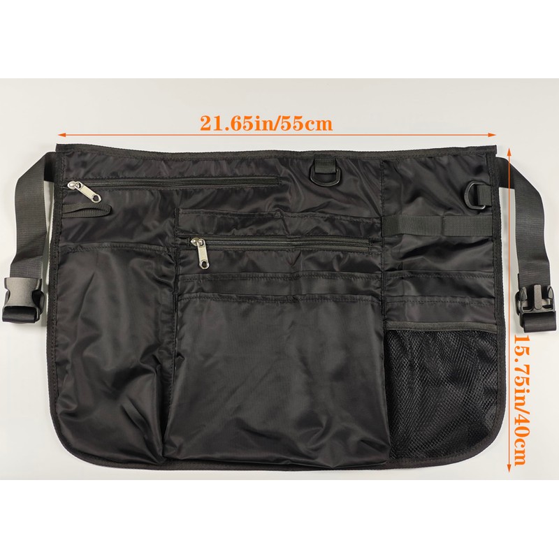 Bafelia Waterproof Cleaning Apron with 8 Pockets, Housekeeping Uniform Supplies,