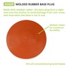 Champion Sports Orange Rubber Baseball Anchor Plug: Champion Sports Heavy