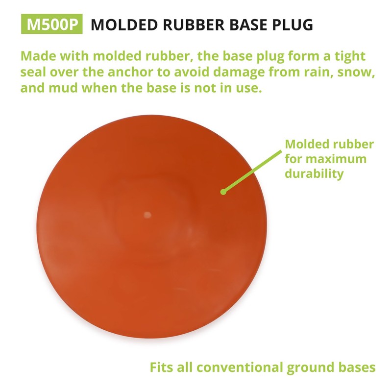 Champion Sports Orange Rubber Baseball Anchor Plug: Champion Sports Heavy