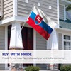 ANLEY Fly Breeze 3x5 Feet Slovakia Flag - Vivid Color