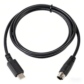 Cable Mini-Din tipo C a 7 pines para conectar tu teléfono/PC a iRig Stream/HD/HD-A/Teclas I/O /MIDI 2/Pro / Pro Quattro, compatible con cable IK Multi