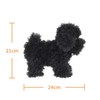 Apricot Lamb Stuffed Animal Dog Puppy Poodle stand Teddy dark