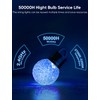 APPECK RGBW Outdoor String Lights 50ft for Patio, with 25