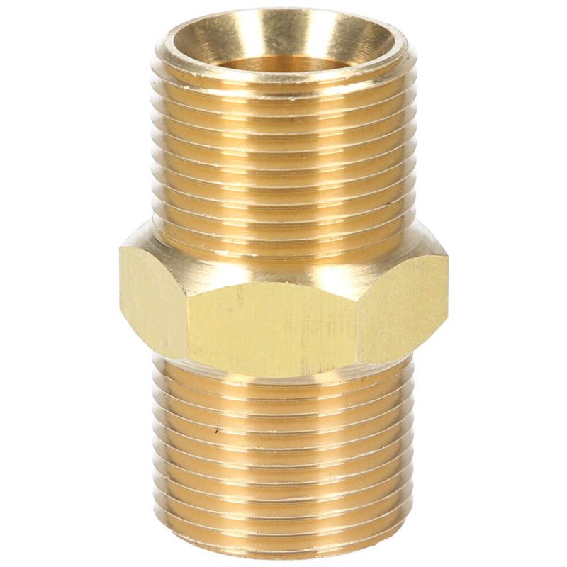McFilter Double Nipple M22 x 1.5 Male Hose Connector Adapter