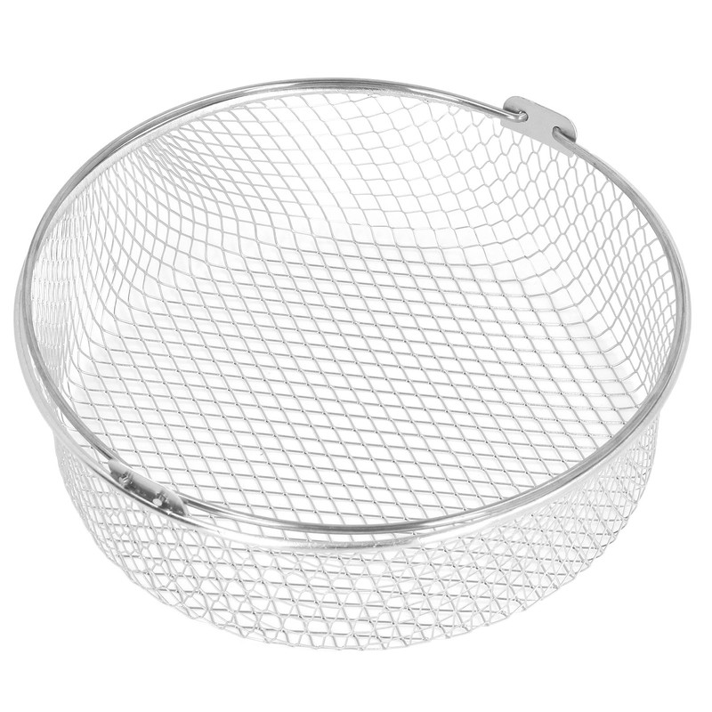 Fry Basket Stainless Steel with Handle Kitchen Fry Mesh Basket