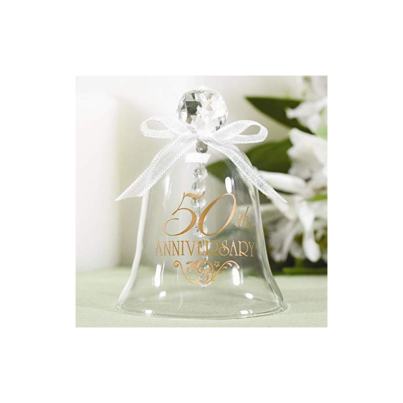 Hortense B. Hewitt Accessories 50th Anniversary Glass Bell