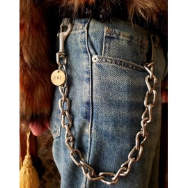 2112 Stainless Steel 18" - 24" WALLET CHAIN Biker/Trucker Bolt Snap -Made in USA - 24"