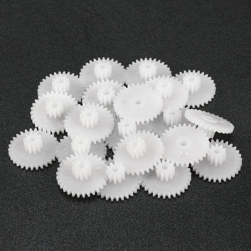 uxcell 20pcs Plastic Gears 30 Teeth Model 30102B Reduction Gear