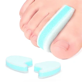 Foam Toe Separators for Overlapping Toes - 3 Layer Foam Toe Spacers - Prevent Friction and Release Pressure - Bunion Corrector(1/2" Thick) - 8 Pcs