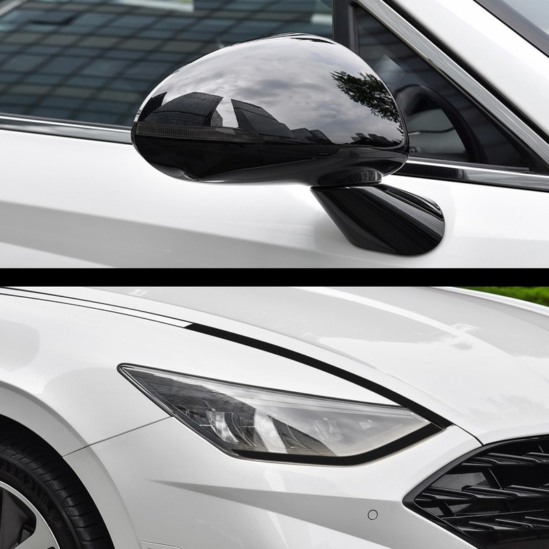 TOMALL Headlight Sidemarker Side Mirror Vinyl Films Smoke Tint Compatible