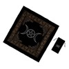 KOMBIUDA 1set Tarot Table Cloth Velour Divination Altar Table Protector