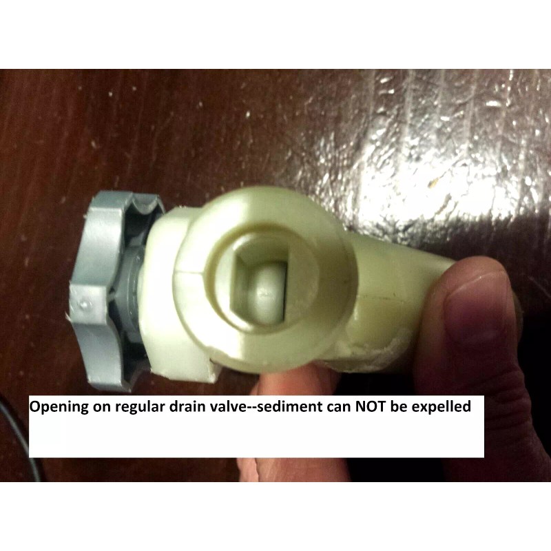 Freedom Flow Brass Water Heater Drain Valve--LOOK at my insides!!!!
