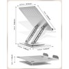 MESWAO Tablet Stand Holder for Desk with 360° Rotating Base,