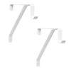 Knape & Vogt Vogt Rp-0043-Wt Adjustable Shelf and Rod Bracket,