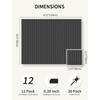 Large Bulletin Board 48"x36" Cork Boards for Walls, 12 Pack