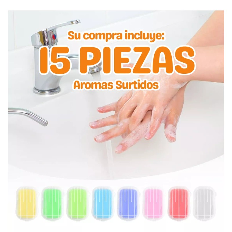 Mafab Estuche De Viaje Laminas De Jabón Con Aroma Papel