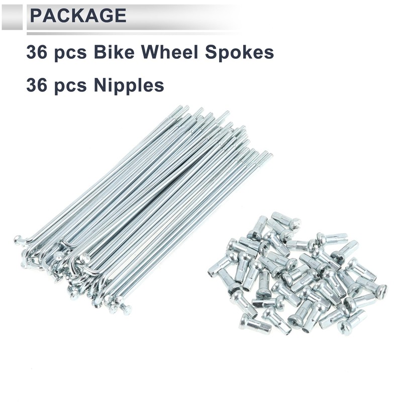 RATCHROLL 1 Set Universal Bicycle Spokes 12G 104mm Length Bike