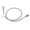 1m/3.3ft Silver Soda Hose W21.8-14 CO2 Cylinder Direct Adapter Hose
