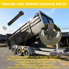 9/16"-18 X 3 Long Trailer Leaf Spring Shackle Bolts (Grade