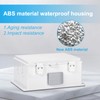 CQENPR Outdoor Waterproof Electrical Junction Box, ABS Water Resistant Enclosure