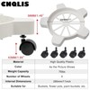 CNQLIS 5 Gallon Bucket Dolly with 5 Smooth-Rolling Swivel Casters,75