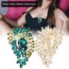 2Pcs Corsage Brooch Fashion Retro Exquisite Alloy Pins Applique Clothing