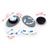 SMT-360° Adjustable Oval Wide Angle frameless Rear Side View Car