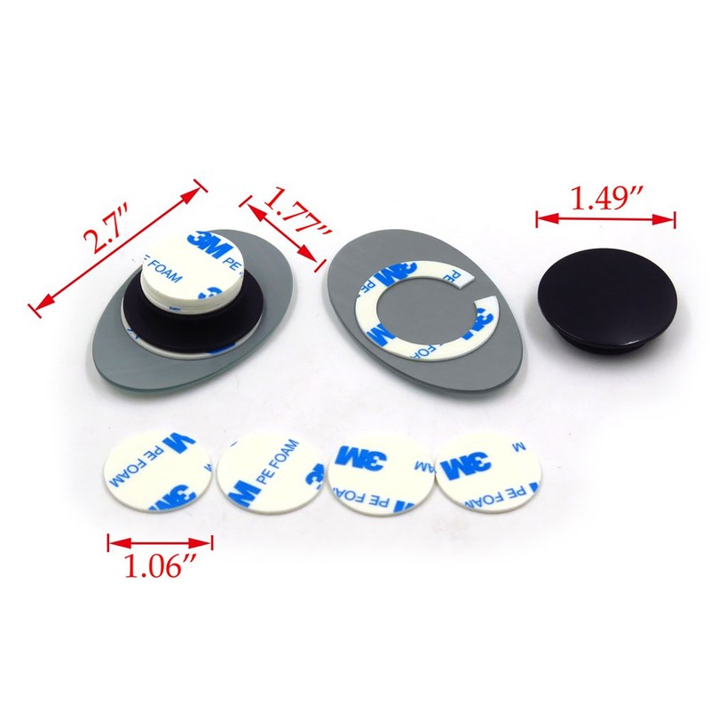 SMT-360° Adjustable Oval Wide Angle frameless Rear Side View Car