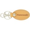 Kawasaki Oval Leather Key Chain N J70020145