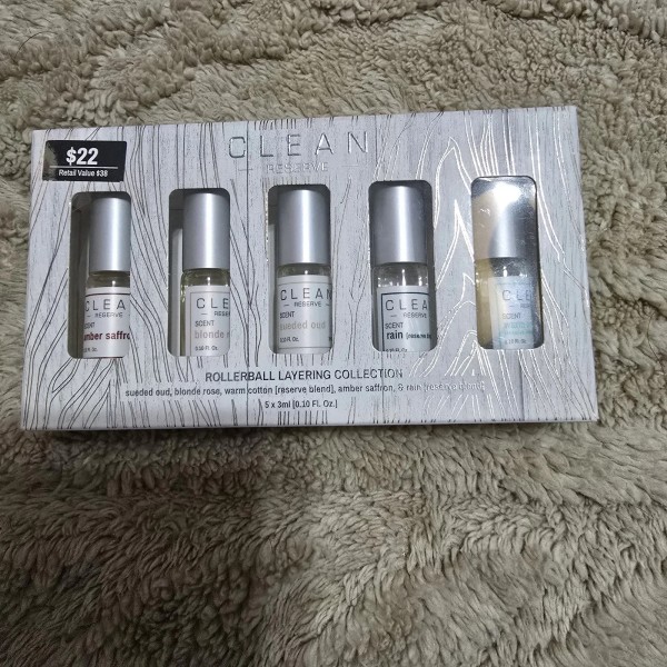 CLEAN RESERVE Five Piece Rollerball Layering Collection Perfume 5 X