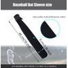 WETEPUXI 2 Pcs Baseball Bat Sleeve Bat Warmer Softball Bat