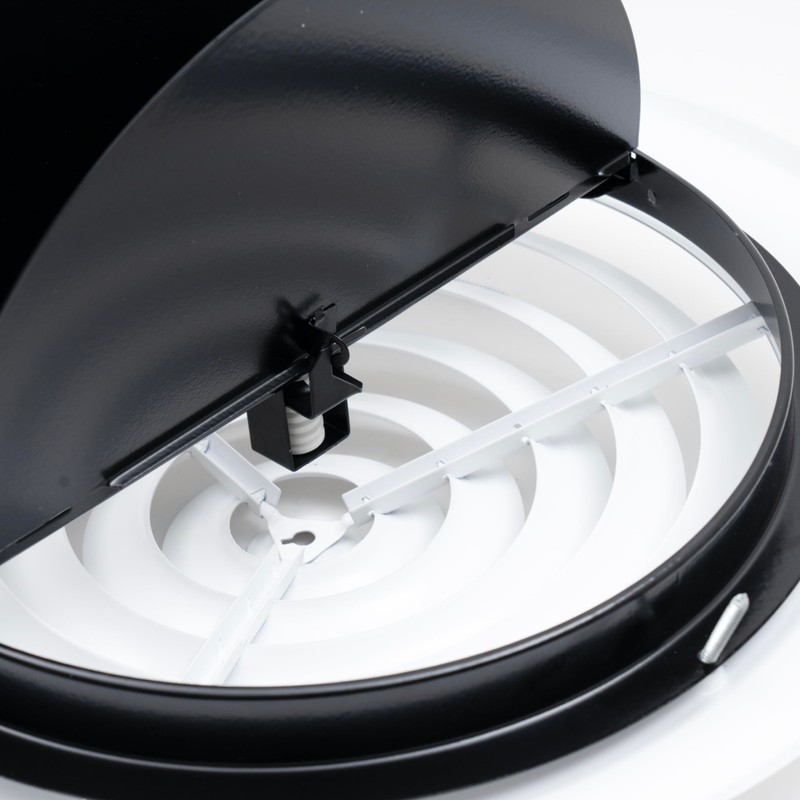 Fits 12 Inch Neck Air Duct | Steel Round Air