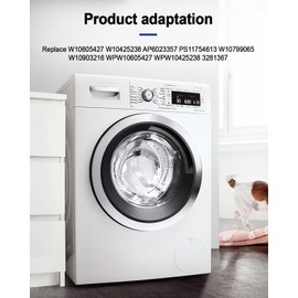 HUQUZN Washer Drain Pump Fit for Crosley Amana Maytag Whirlpool, Washer Water Pump Motor Replace W10605427 W10425238 AP6023357 PS11754613 W10799065 W10903216 WPW10605427 WPW10425238 3281367