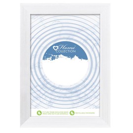 Design Group Plain White Contemporary Glass Photo Frame 6 x 8
