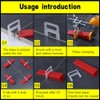 Tile Leveling System 1/8" Spacers Tile Leveler Clips DIY Tile