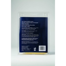 Guardsman Wood Furniture Dusting Cloths - 5 Pre-Treated Cloth - Captures 2x The Dust of a Regular Cloth, Specially Treated, No Sprays or Odors - 462700