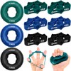 FitBeast Fortalecedor de agarre de mano, ejercitador de dedos, kit