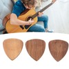 Wood Guitar Pick Holder Set 3 Pcs Wooden Guitar Picks