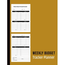 Weekly Budget Tracker Planner: Personal Money Management Organizer