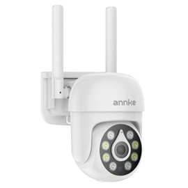 ANNKE Outdoor Wireless Camera, 360° Pan & Tilt, 5MP Camera for Home Security, Auto Tracking, 2 Way Audio, Human Detection, 8X Optical Zoom, PIR Detection, Night Vision, up to 128G, Alexa, IP66
