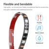 TOTMOX 4pcs 12V Car LED RGB Ambience Decorative Neon Strip
