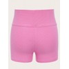 Floerns Girls Dance Shorts Breathable Rib Knit Athletic Running Biker