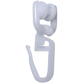 Raum² 100 Pcs White T Rail Camper Van Folding Hooks Accessories (200)